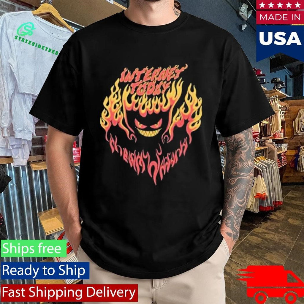 Internet Today Devil Boy Red Shirt