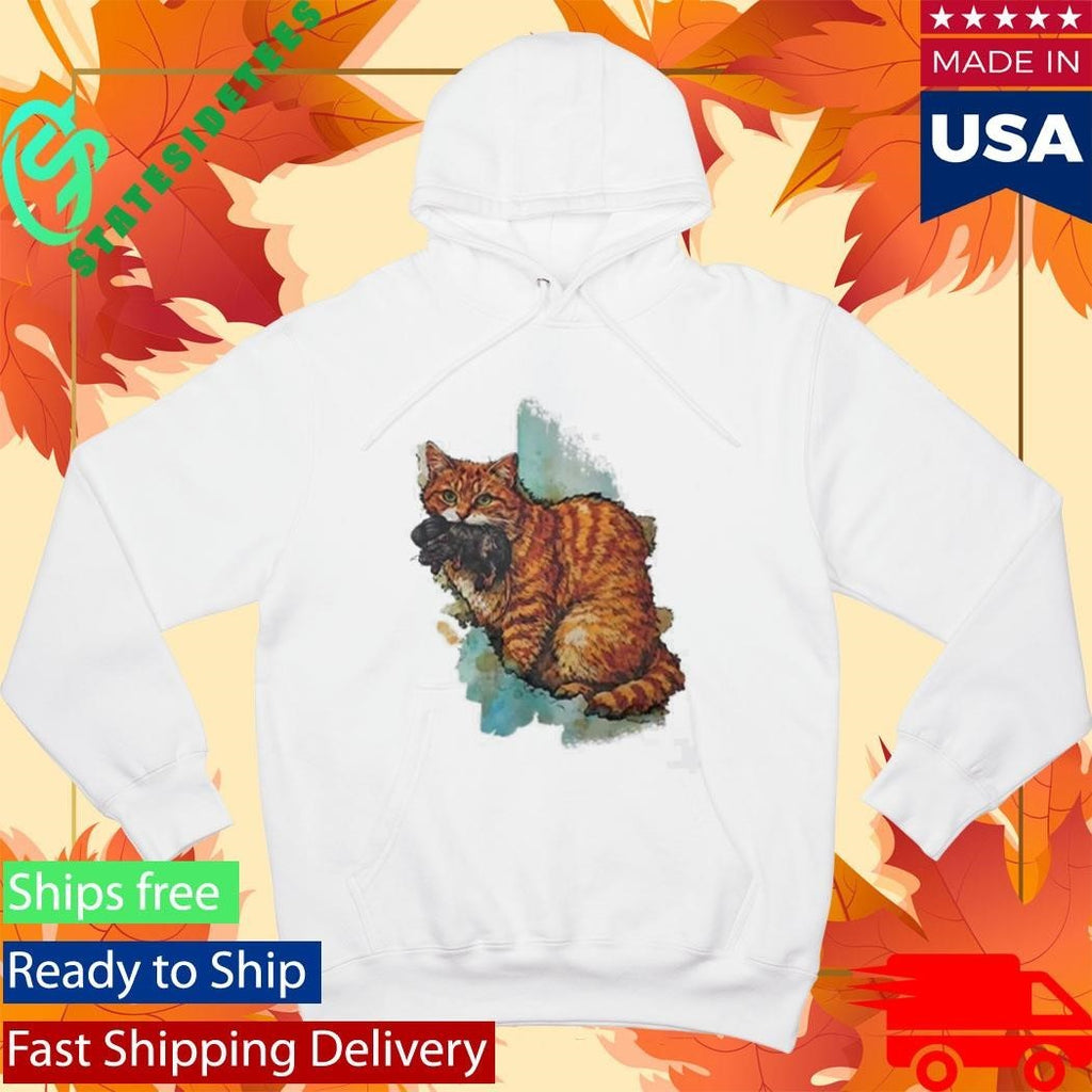 Iran Map Orange Tabby Cat Shirt