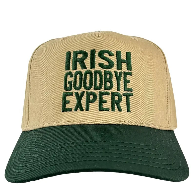 Irish goodbye Expert Green Brim Official Collab Cut the activist custom embroidery T-Shirts, Hoodie, Sweatshirt
