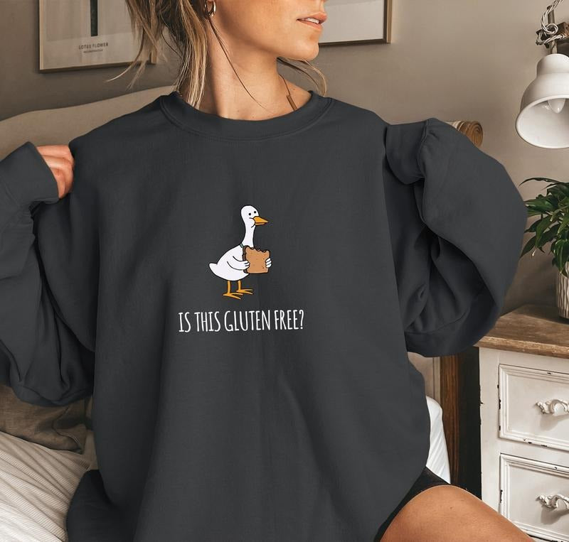 Is This Gluten Free? Shirt, Funny GlutenIntolerance Shirt, Tummy Problems Hoodie Sweatshirt | DripVista.com