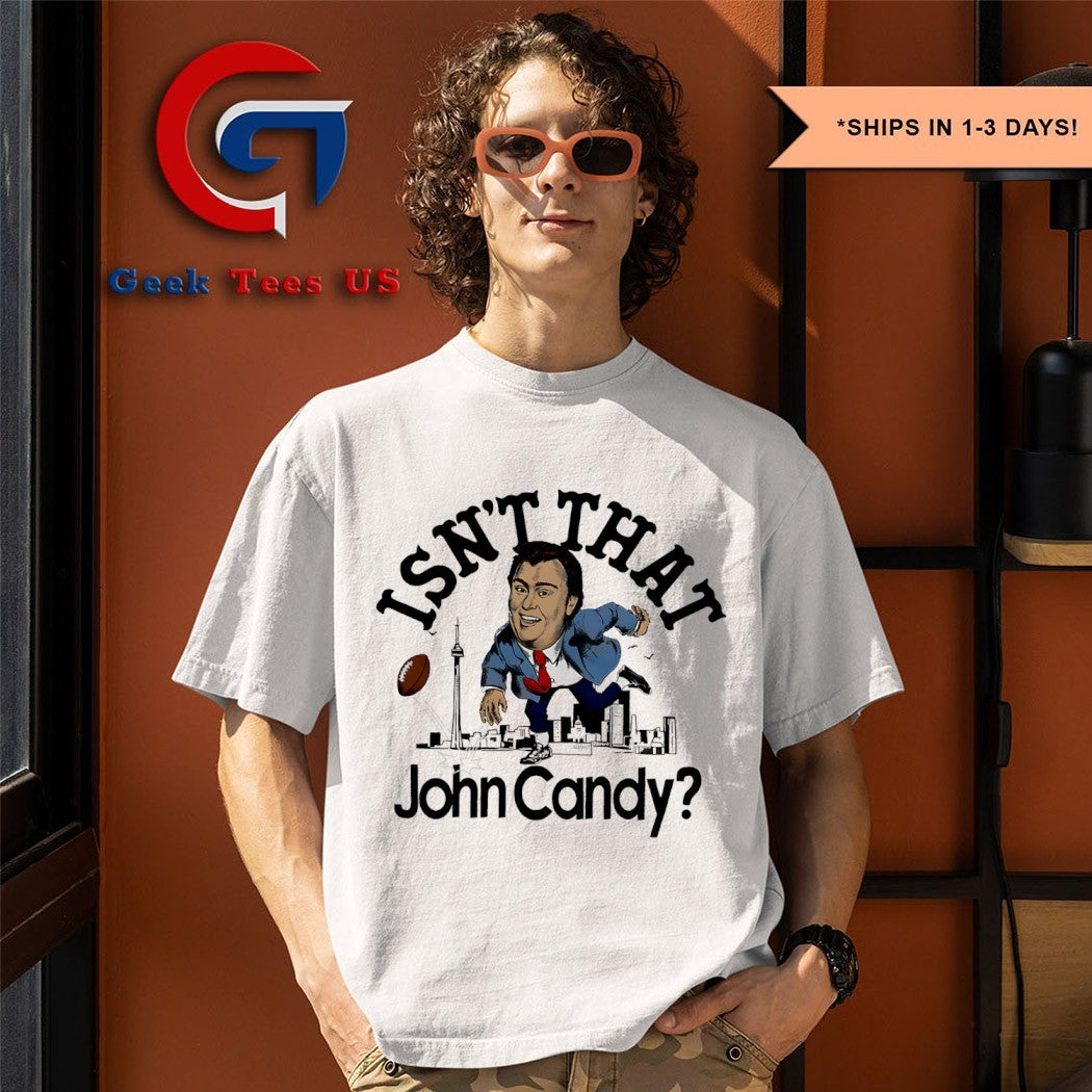 Isn’t that John Candy football skyline city caricature shirt