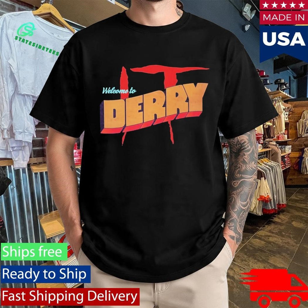 It Welcome To Derry Horror Stephen King Pennywise Shirt