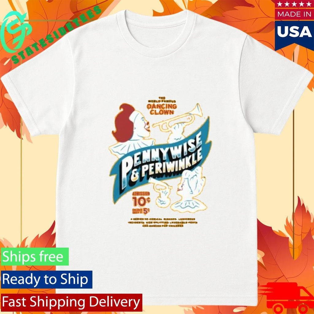 It Welcome To Derry Pennywise and Periwinkle Shirt