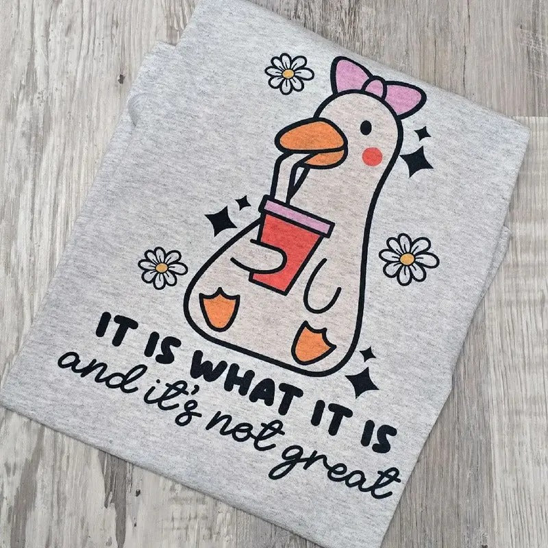 It is what it is and it's not great  Graphic Tee or Sweatshirt Hoodie | DripVista.com