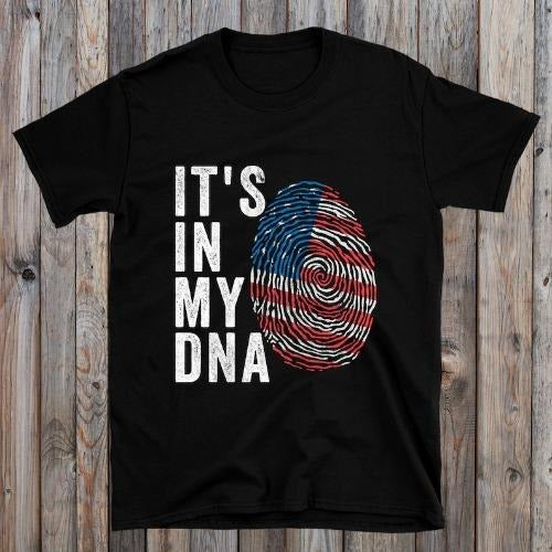 It's In My  - United States Flag T-Shirt made in usa Hoodie, Sweatshirt | DripVista.com