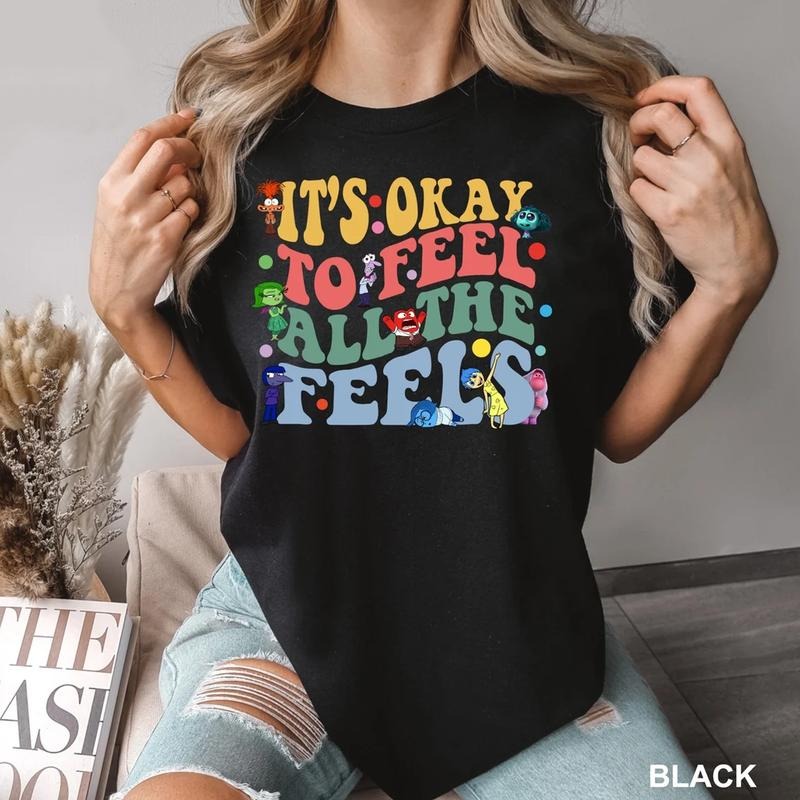 It's OK To Feel Shirt, Family Trip Shirt, Family Emotions Matching Tees Hoodie, Sweatshirt | DripVista.com