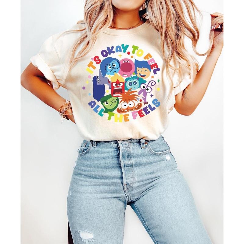 It's Okay To Feel All The Feels T-shirt, Sweatshirt, Therapy hoodie, Teacher Shirt, Gift for Teacher | DripVista.com