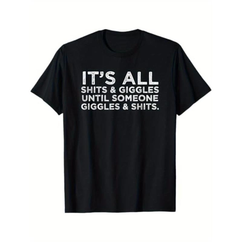 Its All Shits and Giggles Funny Adult Humor Friend Meme Gift T-Shirt made in usa Hoodie, Sweatshirt | DripVista.com