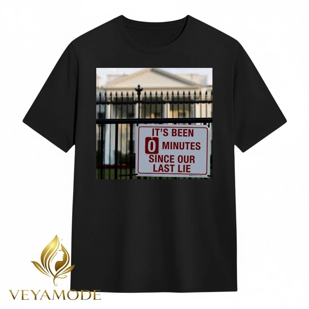 It’s been 0 minutes since our last lie Trump tee