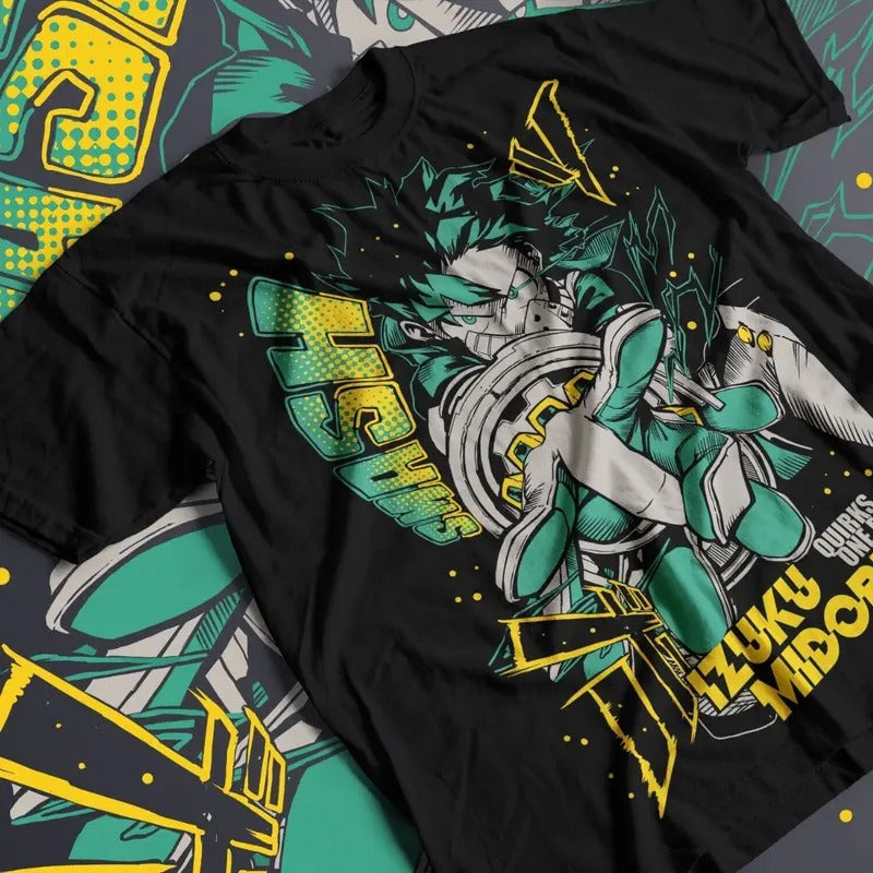 Izuku Midoriya Deku My Hero Academia Classic T-Shirt, midoriya, bakugou, izuku