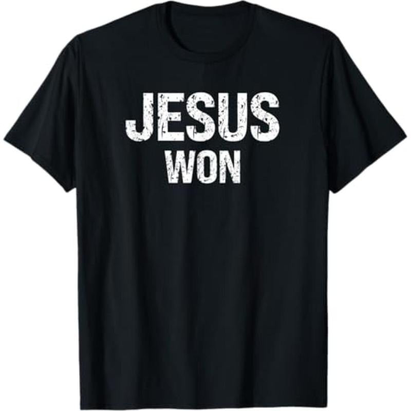JESUS WON Casual T-shirt - Available Red plumber brand Various Colors Gunpla brand Styles Hoodie, Sweatshirt | DripVista.com
