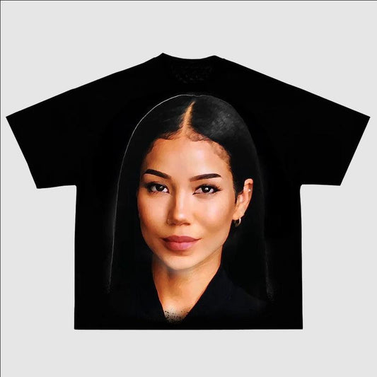 JHENE TEE Fabric Streetwear Top Tshirt