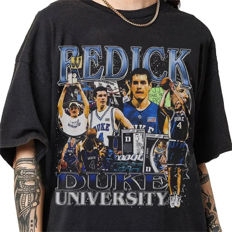 JJ Redick 90s Vintage Bootleg Style T-Shirt, Classic Retro Graphic Unisex Tee Gift For Men and Women