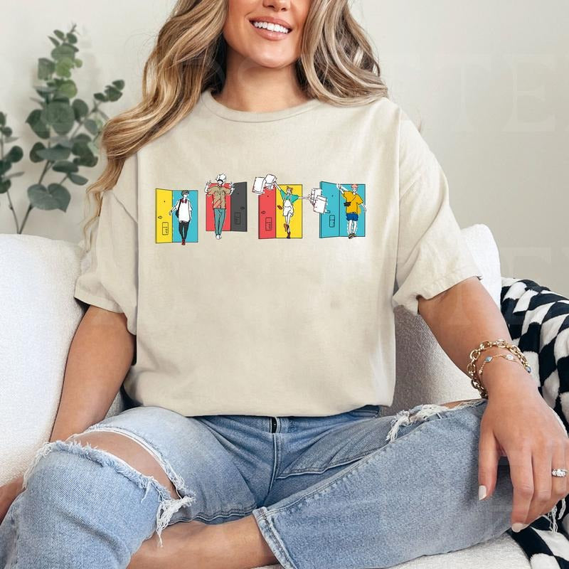 JJK Gojo Nobara Yuji Megumi Anime Lover Tshirt Crewneck Hoodie Comfort Cotton Sweatshirt | DripVista.com