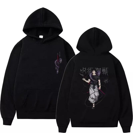 JJK Hoodie Jujutsu Kaisen Hooded Sweatshirt Toji Fushiguro Gojo Satoru Sukuna Hoodie double-sided