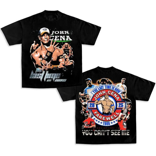JOHN CENA The Last Time Is Now 2025 Tee, WWE John Cena Tee, John Cena Shirt, WWE Shirt, Sports T-shirt, Wrestling Gift, Gift for Him Her Hoodie Sweatshirt