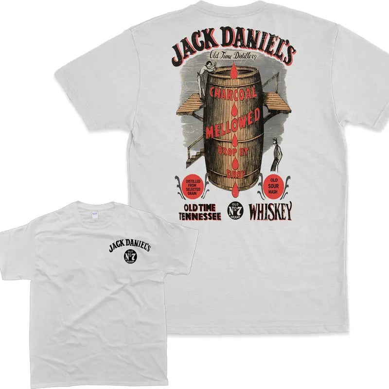 Jack Daniel's Whisky Barrel Print Shirt Unisex Tshirt For Men For Women Hoodie, Sweatshirt | DripVista.com