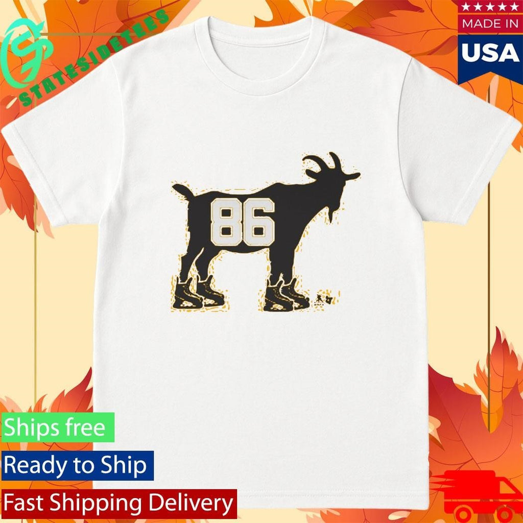 Jack Hughes GOAT 86 New Jersey Hockey Shirt