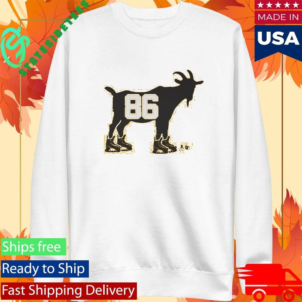 Jack Hughes GOAT 86 New Jersey Hockey Shirt
