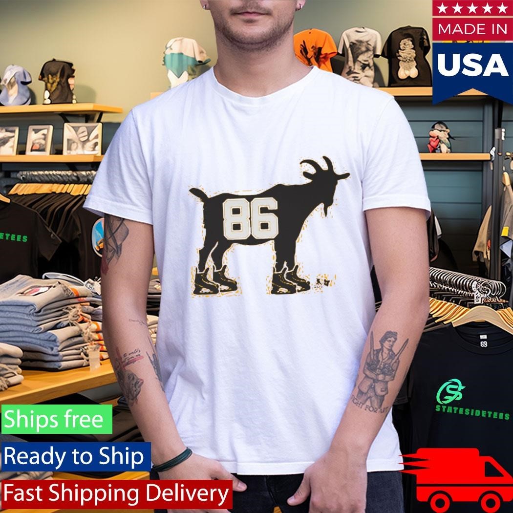 Jack Hughes GOAT 86 New Jersey Hockey Shirt
