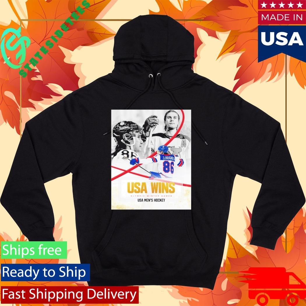 Jack Hughes Golden Boy USA Men’s Hockey Champion Olympic Winter 2026 Shirt