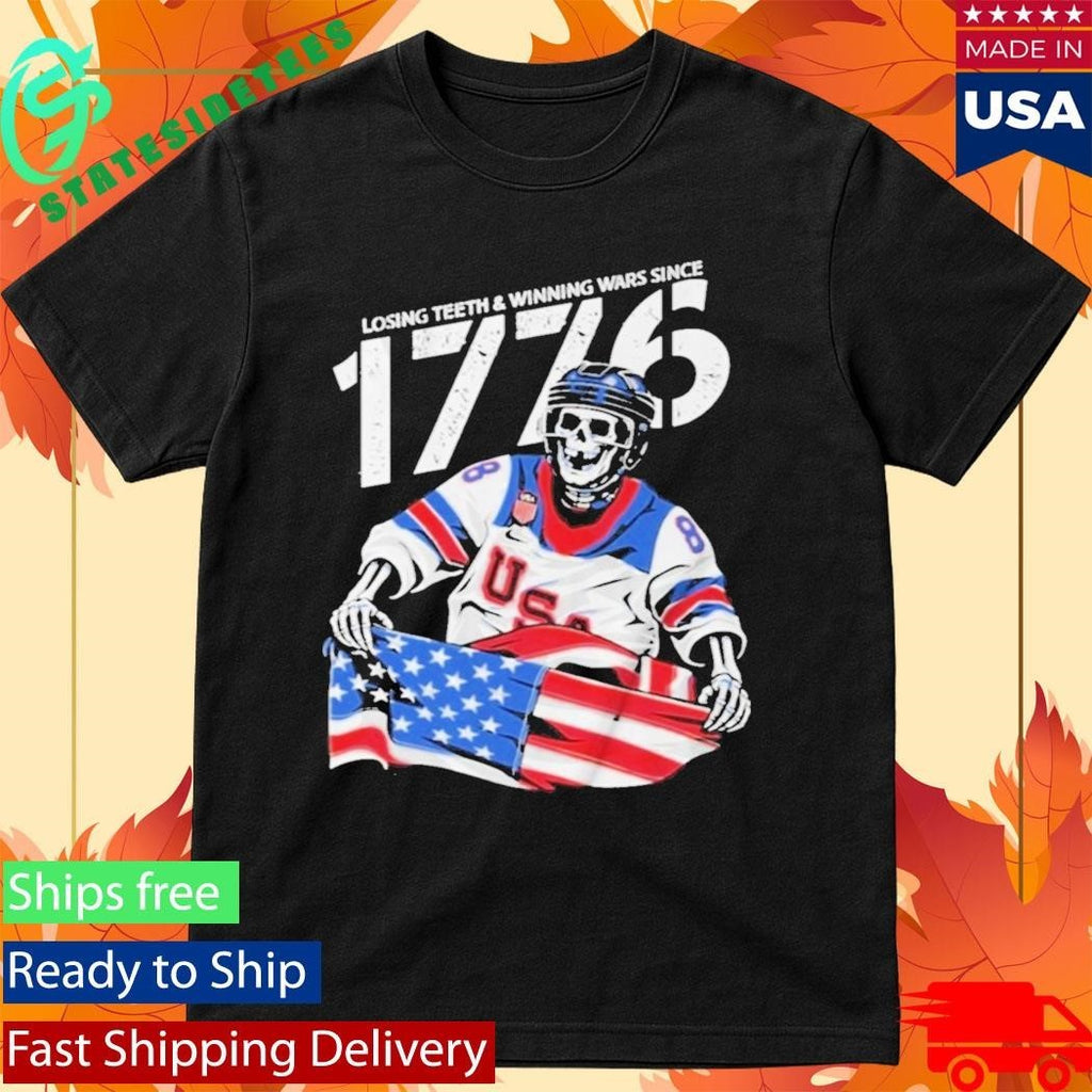 Jack Hughes Losing Teeth Winning Wars Since 1776 Shirt