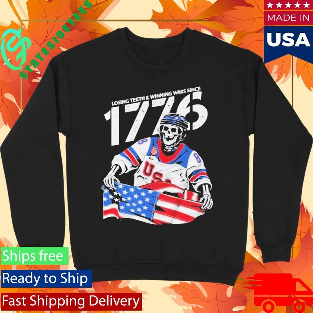 Jack Hughes Losing Teeth Winning Wars Since 1776 Shirt
