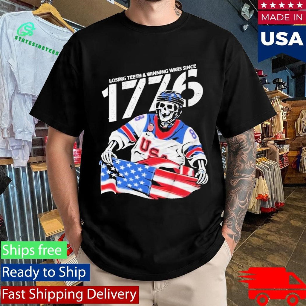 Jack Hughes Losing Teeth Winning Wars Since 1776 Shirt