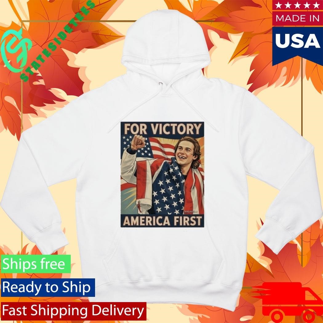 Jack Hughes Missing Teeth For Victory America First Shirt