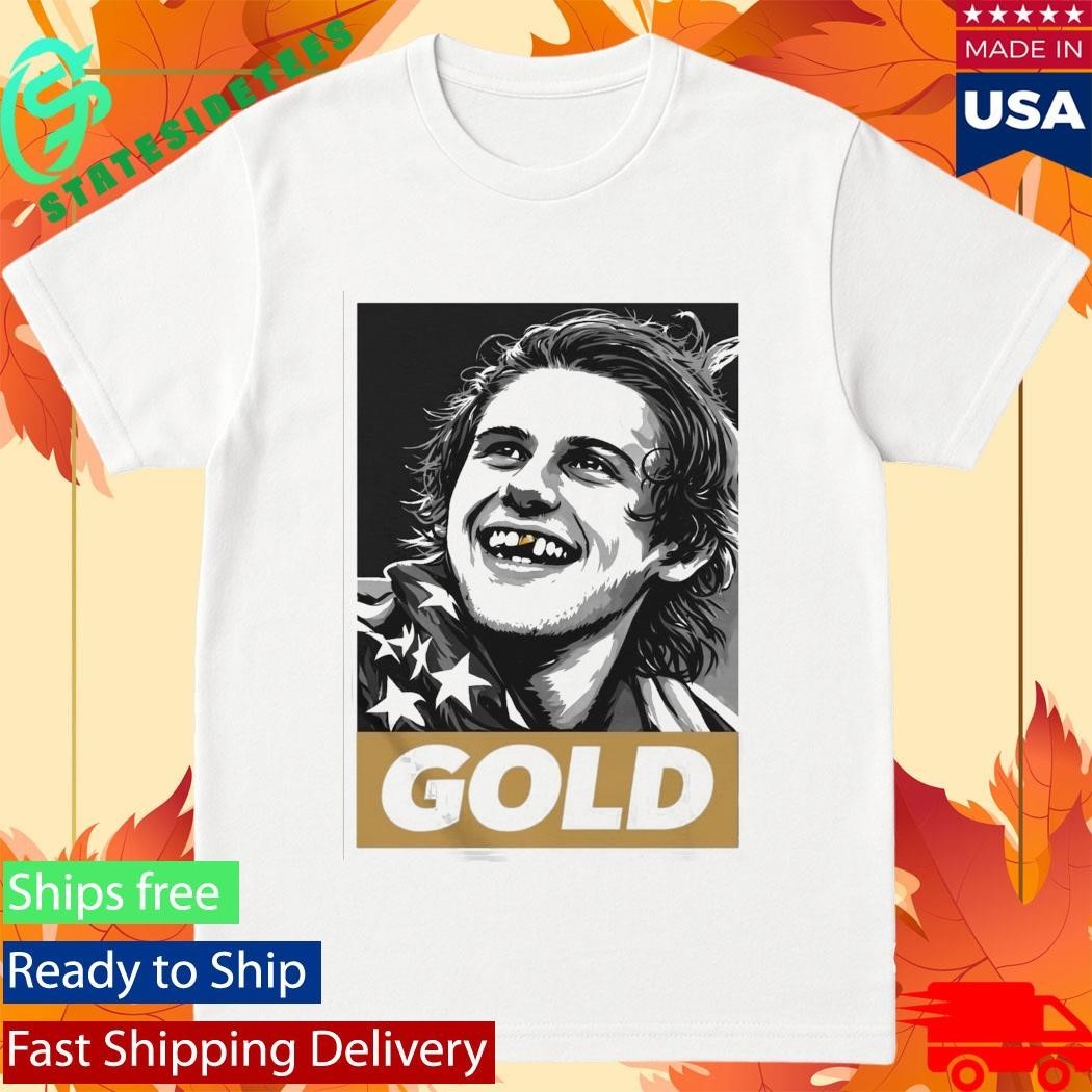 Jack Hughes Olympic Legend Golden Toothless Shirt