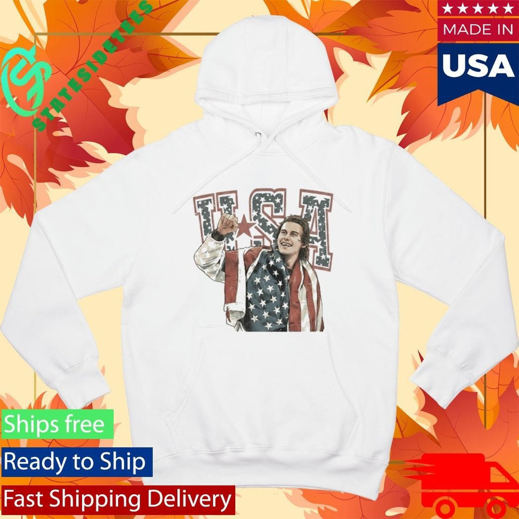 Jack Hughes Usa Gold Hockey 2026 Shirt