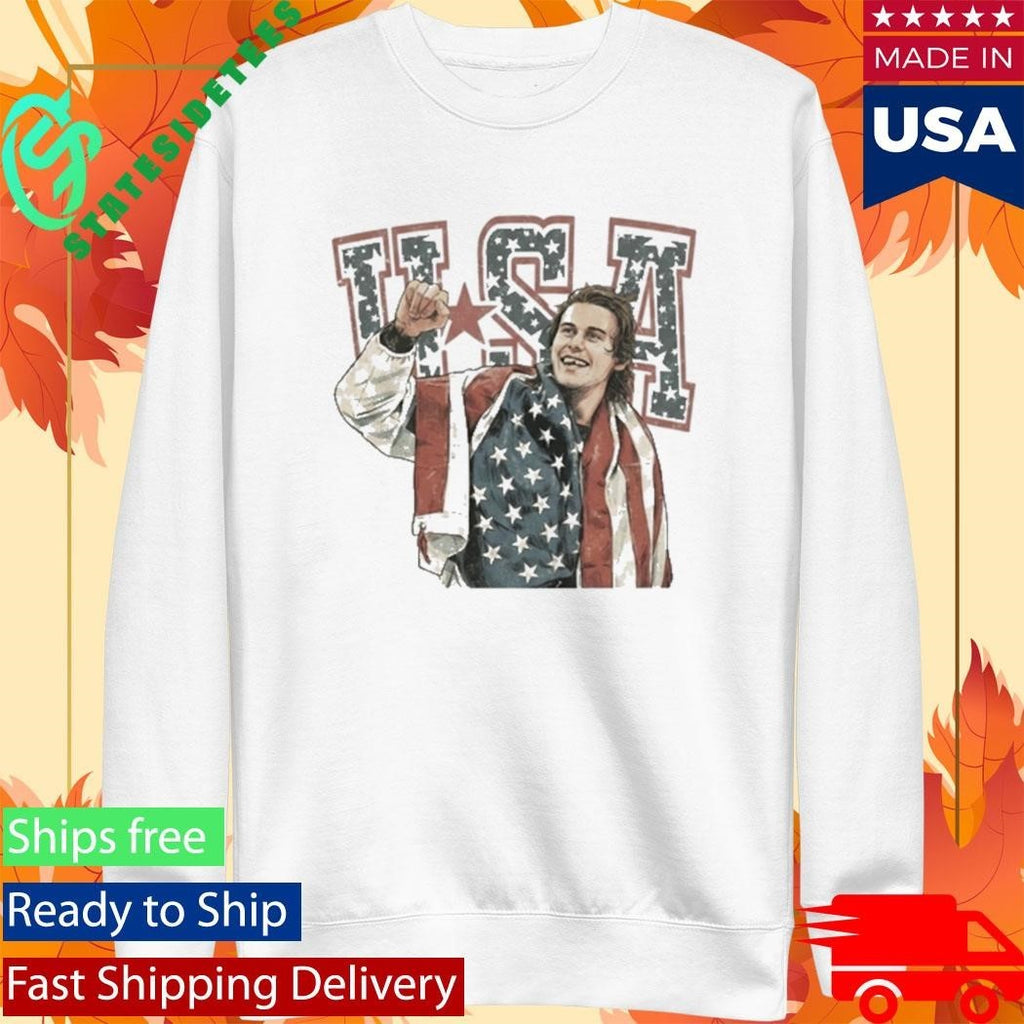 Jack Hughes Usa Gold Hockey 2026 Shirt