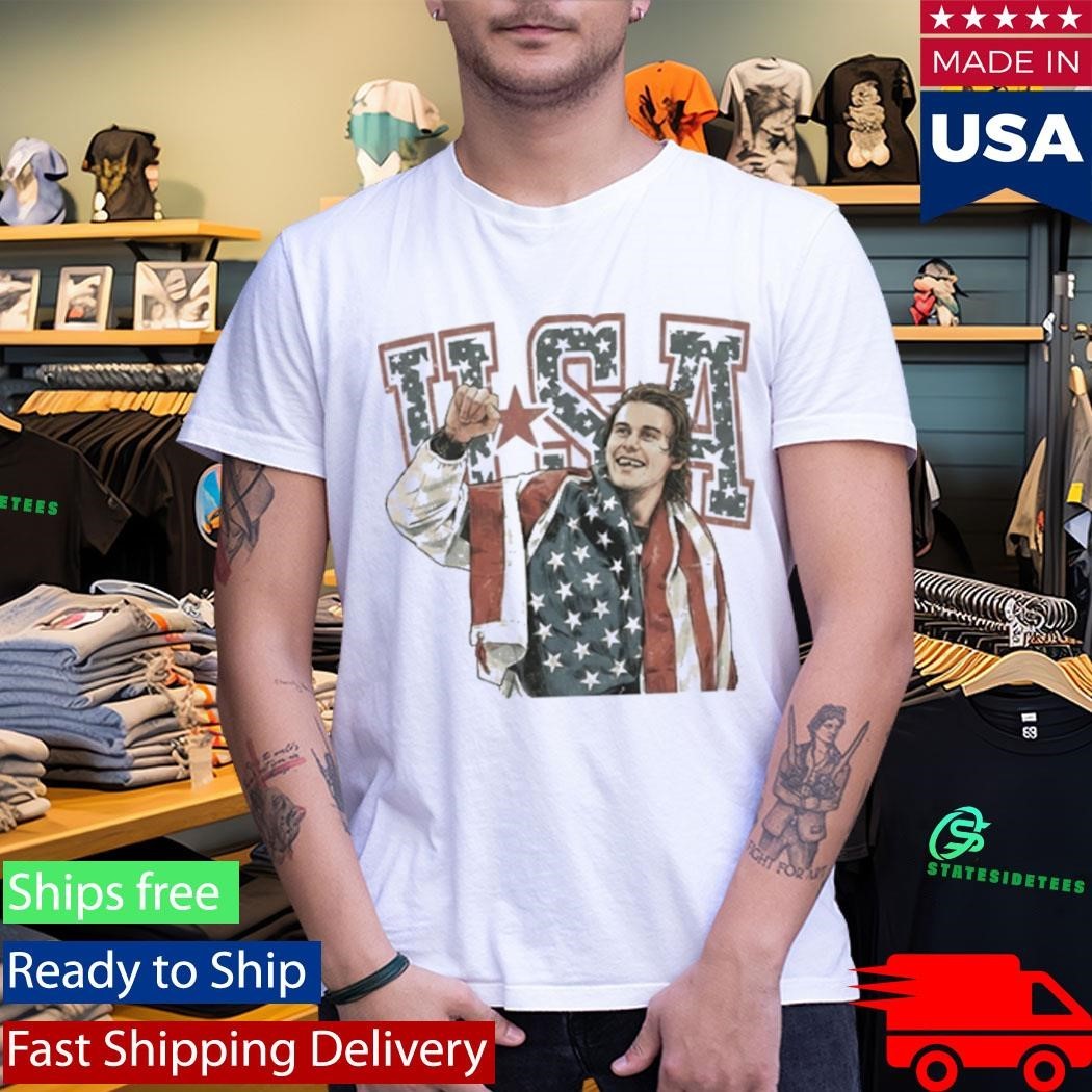 Jack Hughes Usa Gold Hockey 2026 Shirt