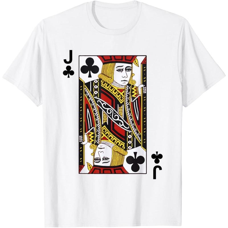 Jack of Clubs Tshirt Blackjack Cards Poker 21 J Tee shirt T-Shirt made in usa Hoodie, Sweatshirt | DripVista.com