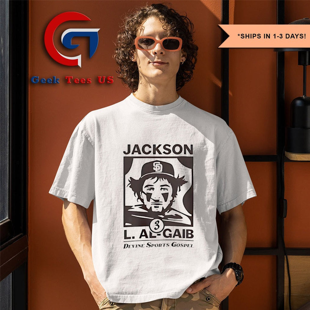 Jackson Al Gaib Devine Sports Gospel San Diego Padres shirt