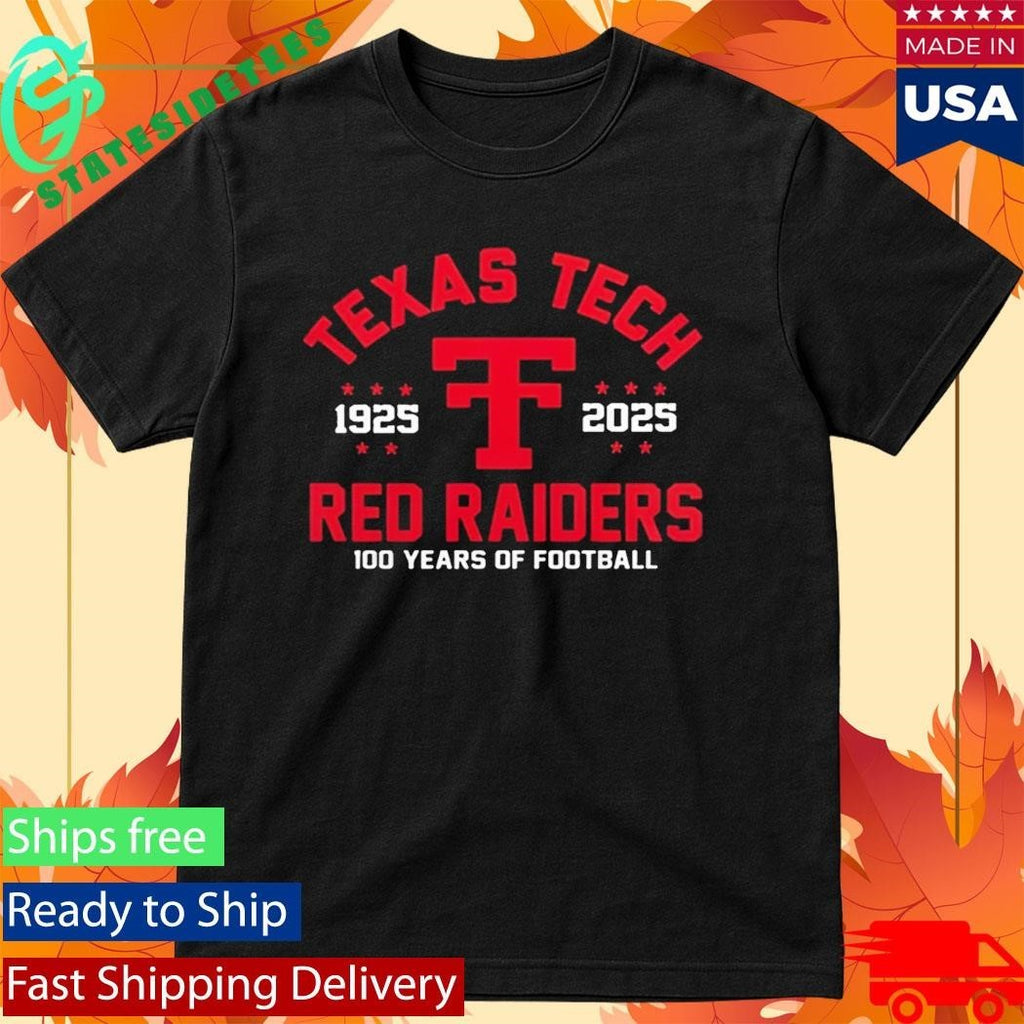 Jacob Rodriguez Red Raiders 100 Years Of Football 1925 2025 Shirt