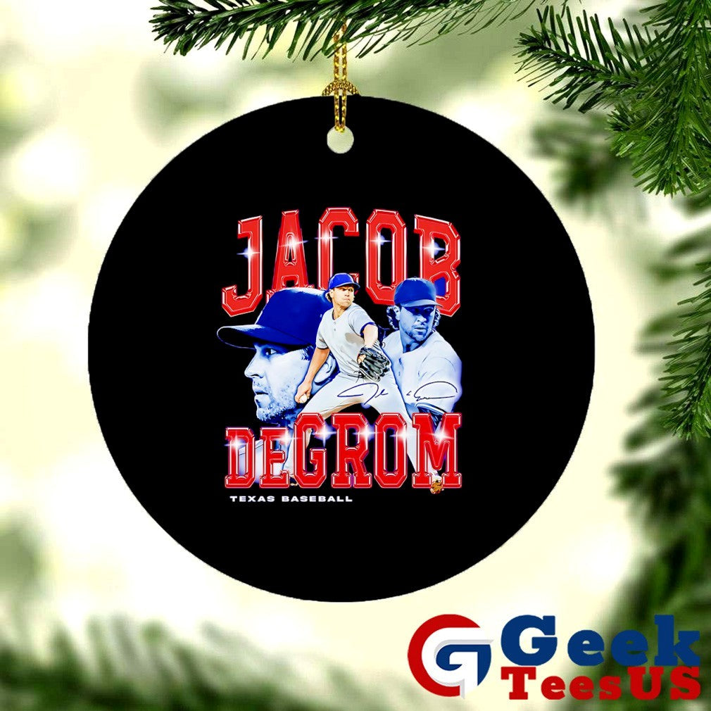 Jacob deGrom Texas Rangers baseball flair signature retro shirt