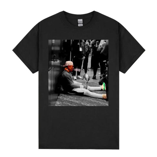 Jalen Hurts Celly Ciga Trophy Fan Gift T Shirt, Sports Graphic Tshirt,Trending Shirt, Funny Tee Cotton Menswear Top