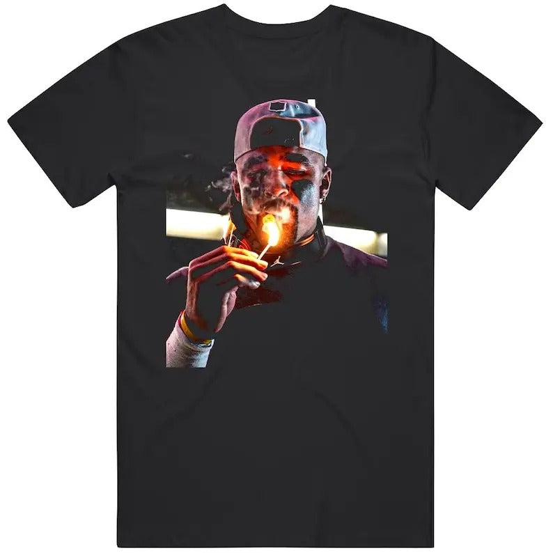 Jalen Hurts Celly Cigar Trophy Fan Gift v4 T Shirt, Graphic tee, Fashion Cotton, Vintage tee, Merch hip hop shirt Hoodie,...