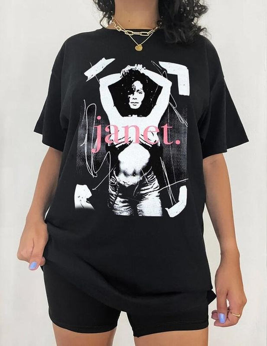 Janet Jackson Merch Concert 2024 Tour Shirt  Vintage Music Fan Gift