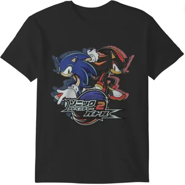 Japan Sonic Adventure 2 T-shirt, Shadow The Hedgehog Shirt, Jesse Pinkman Shirt, y2k emo amity affliction tapout, Unisex...