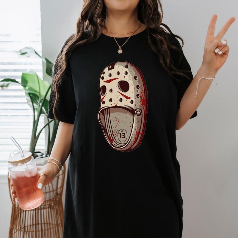 Jason Voorhees Killer Shirt Jason Voorhees Friday the 13th Shirt Horror Haloween Movie Shirt Halloween Party Shir Hoodie,...