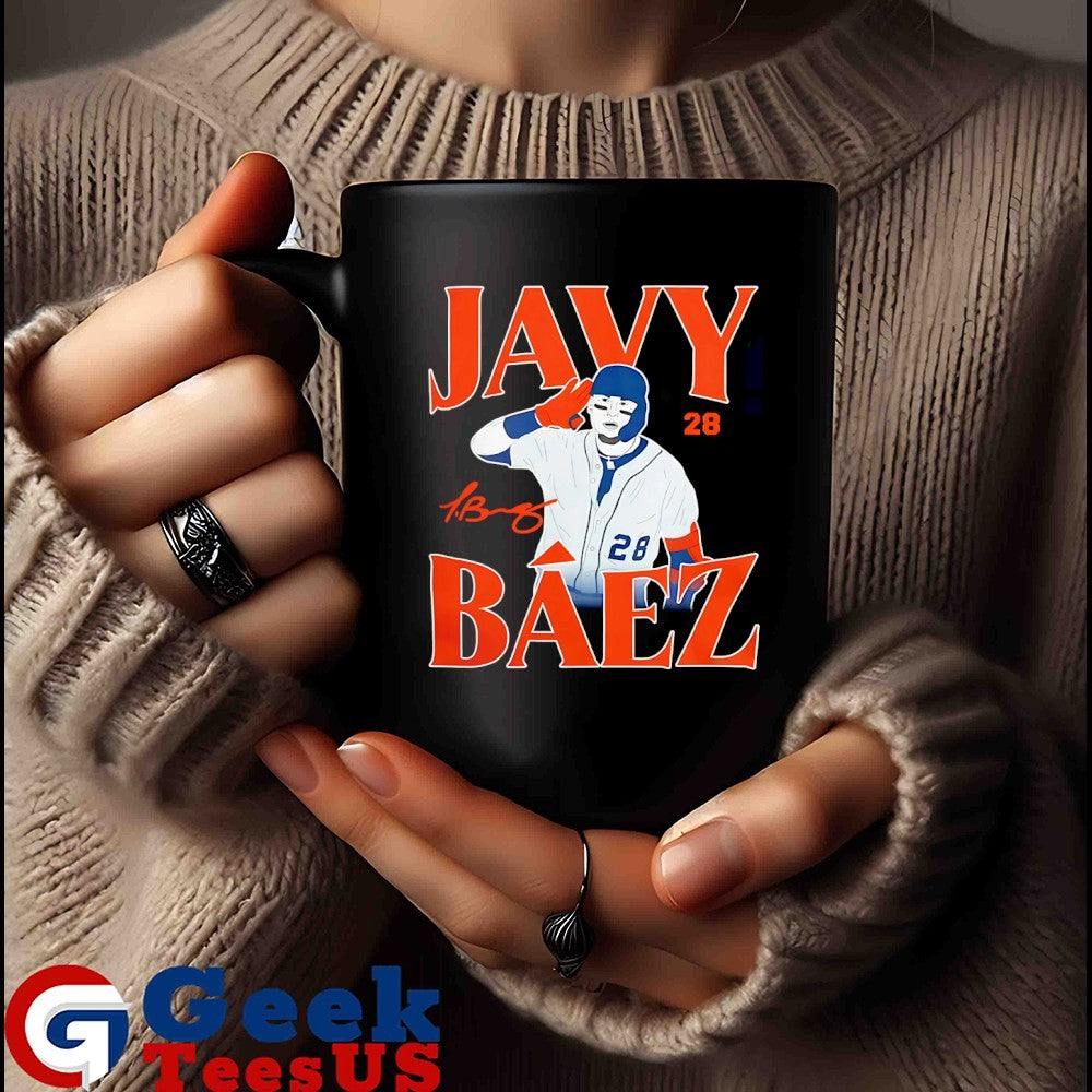 Javier Báez Javy Báez Detroit Tigers football signature shirt