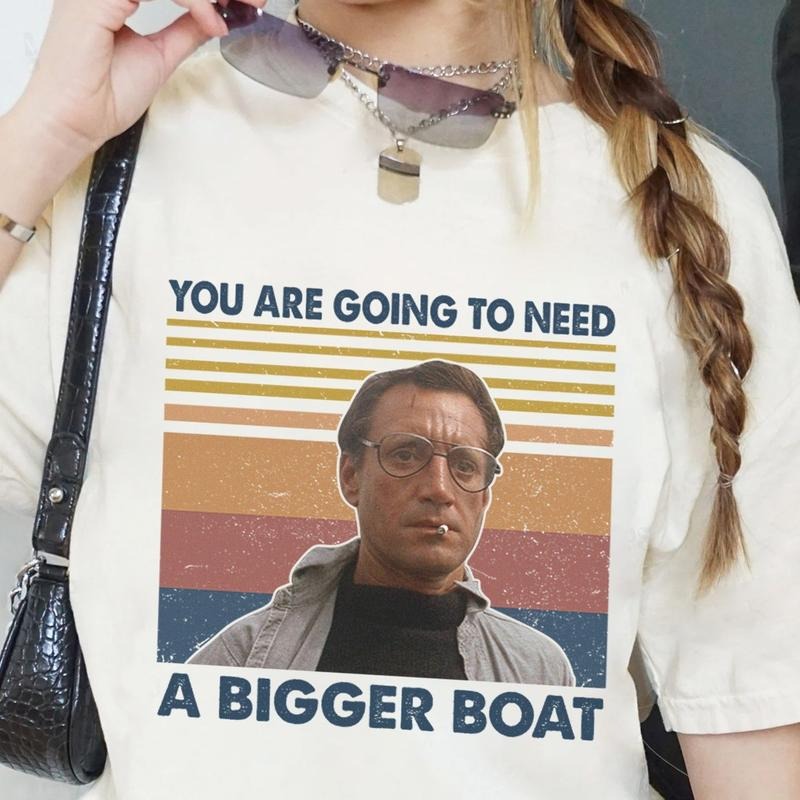 Jaws Movie Shirt Jaws Martin Brody Shirt Vintage You Are Going To Need A Bigger Boat Shirt