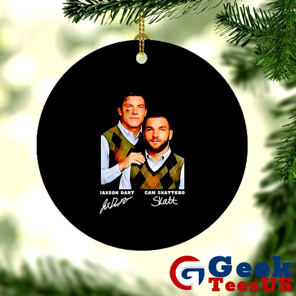 Jaxson Dart and Cam Skattebo Step Brothers New York Giants football shirt