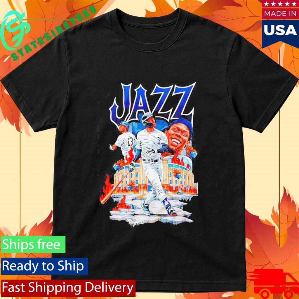 Jazz Chisholm Jr 13 Of New York Yankees Blazing Graphic Shirt