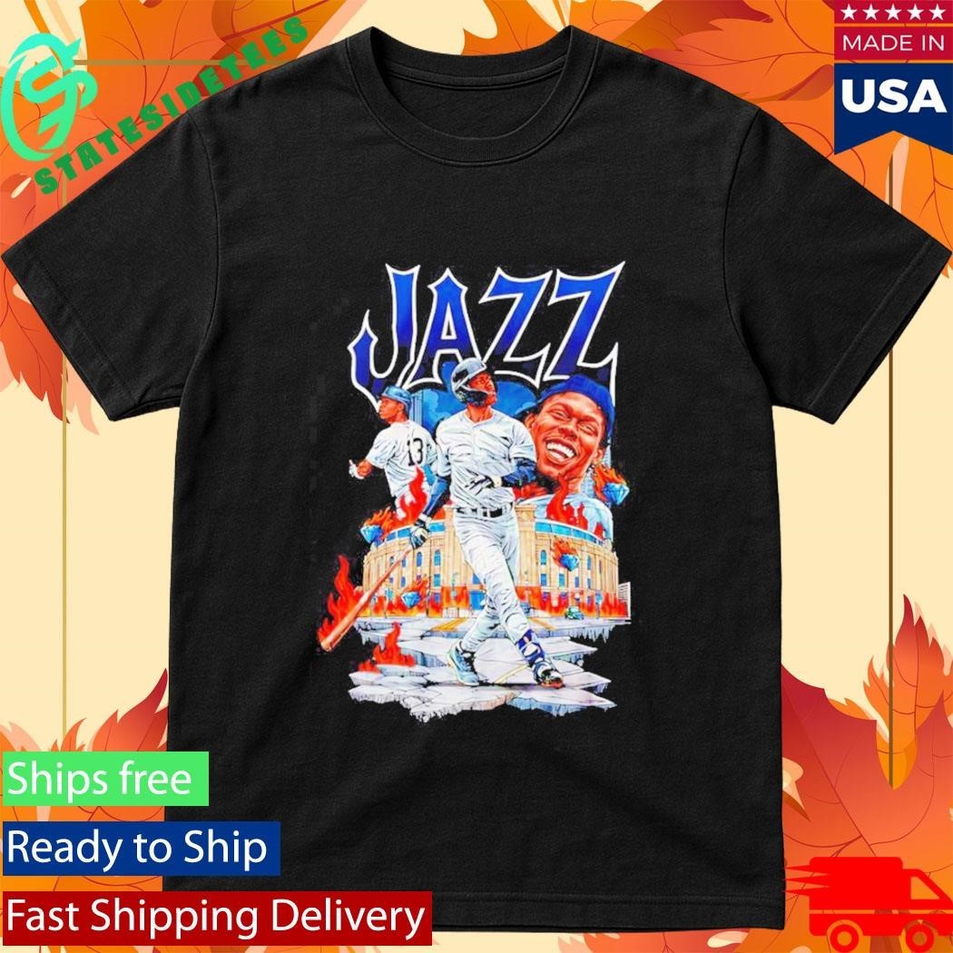 Jazz Chisholm Jr 13 Of New York Yankees Blazing Graphic Shirt