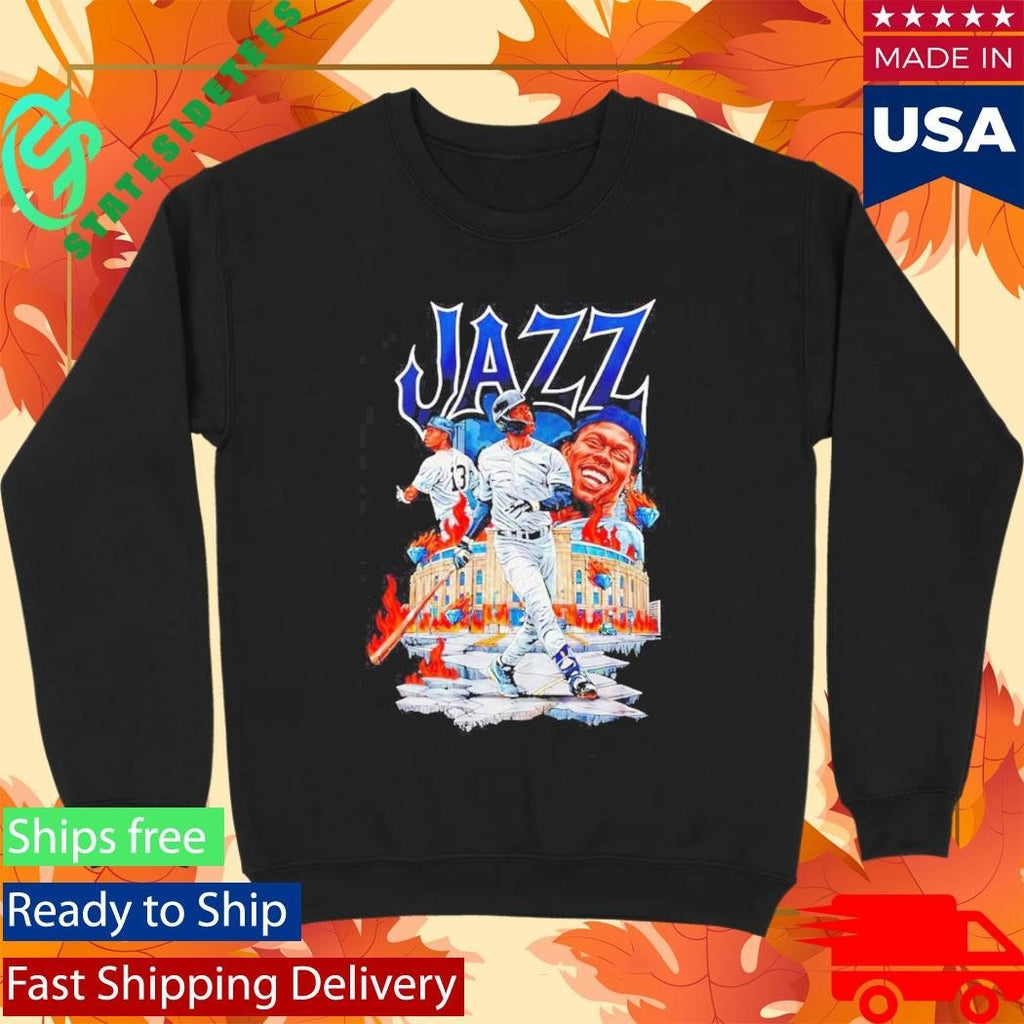 Jazz Chisholm Jr 13 Of New York Yankees Blazing Graphic Shirt