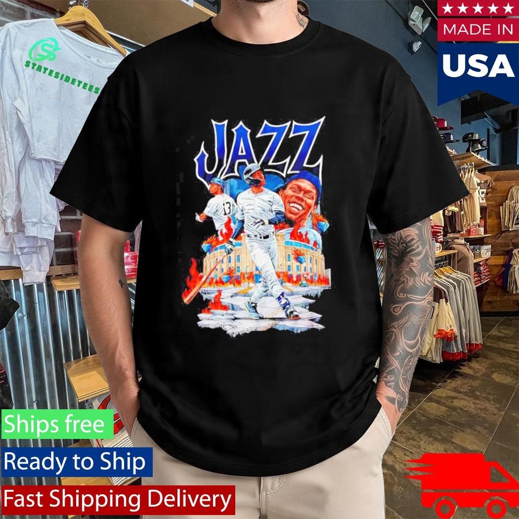 Jazz Chisholm Jr 13 Of New York Yankees Blazing Graphic Shirt