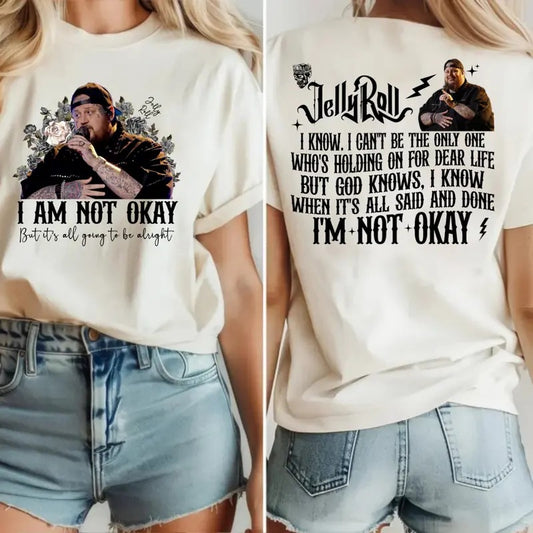 JeIIy RoII Floral Both Sides Tee, Country Music Concert Tee, Tour 2024 Merch For Fans, Unisex Short Sleeve Tee Shirt, Casual Clothing